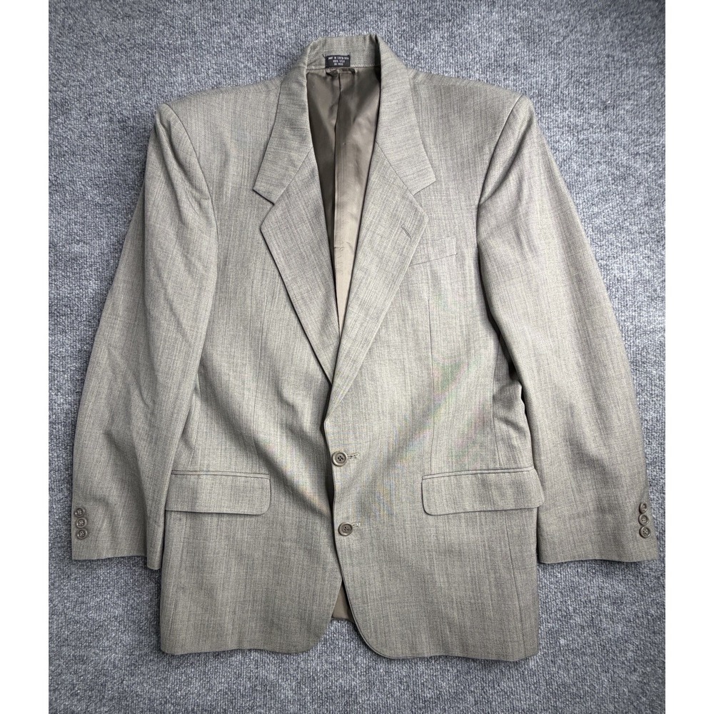 Torriani Today's Man Sport Coat Blazer Suit Jakcet 100% Pure‎ Wool 41 Brown